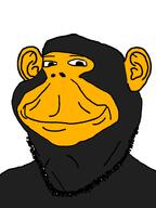 closed_mouth ear monkey smile soyjak stubble subvariant:henry variant:gapejak // 700x933 // 28.0KB