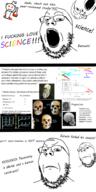 4soyjaks angry charles_darwin closed_mouth comic frown glasses i_fucking_love_science open_mouth reddit science skull snoo soyjak stubble taxonmy text variant:gapejak wordswordswords // 800x1600 // 600.2KB