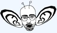 antenna attacks_you bug butterfly ear glasses mustache open_mouth soyjak stubble variant:unknown // 770x454 // 42.0KB