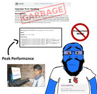 arm beard blue blue_skin brown_skin calm closed_mouth clothes computer debug glasses heart i_love indian infographic meta no_symbol owasp php programming smile soybooru soyjak text tshirt variant:science_lover // 1600x1550 // 472.8KB