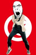 angry animated country crescent dance flag full_body gangnam_style glasses irl open_mouth soyjak star star_and_crescent stubble tunisia variant:cobson // 300x460 // 505.5KB