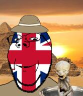 bad_teeth british egypt england europe european explorer flag:united_kingdom glasses mummy plate pyramid safari smile soyjak stubble subvariant:wholesome_soyjak tray union_jack variant:gapejak // 848x988 // 779.0KB