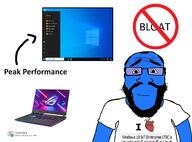 arm asus beard blue blue_skin calm closed_mouth clothes computer glasses green heart i_love infographic intel laptop microsoft no_symbol rog smile soyjak text tshirt variant:science_lover windows windows_10 windows_10_ltsc // 1600x1184 // 639.5KB