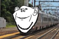 irl_background rail soyjak train variant:impish_soyak_ears // 800x533 // 776.4KB