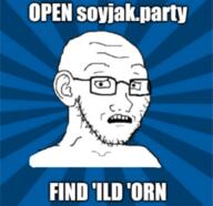 child_sexual_abuse_material glasses meme scared soyjak soyjak_party stubble text variant:classic_soyjak // 508x492 // 182.8KB