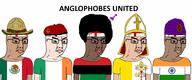 5soyjaks afro anglo angry black_skin brown_skin clothes communism england hat india indian ira ireland latinx mexico pan_african pope rent_free text variant:chudjak vatican white_skin // 2048x858 // 198.1KB