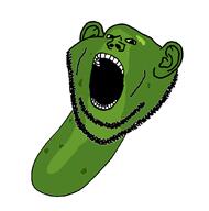ear open_mouth pickle pickle_rick rick_and_morty soyjak stubble variant:impish_soyak_ears // 1027x1039 // 230.4KB