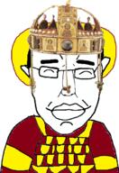 armor basil_ii byzantine byzantine-bulgarian_war christianity crown emperor empire gold greece mediterrenean orthodox orthodox_church roman saint smile soyjak variant:chudjak // 466x677 // 204.9KB