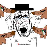 ahegao arab arm bac bar bbc big_arab_cock big_arab_rocks clothes country cum flag glasses haert hand hat i_love islam judaism kikecoal large_nose looking_up nice_jewish_boy nice_jewish_buttslut nipple njb nsfw oghw open_mouth our_gems_have_won palestine penis sex soyjak stubble tattoo tiny_jewish_pecker tjp tkd total_kike_destruction variant:cobson // 1250x1250 // 169.7KB