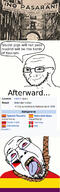 bloodshot_eyes closed_mouth communism country crying fascism flag germany glasses hanging history italy nazism open_mouth rope smile smug soyjak spain speech_bubble stubble suicide text variant:bernd variant:classic_soyjak wikipedia world_war_2 // 429x1372 // 456.9KB