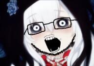 ai_generated anime glasses jeff_the_killer open_mouth screamer stubble variant:unknown white_hair // 704x495 // 301.8KB