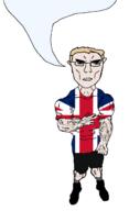 angry british buff closed_mouth clothes ear emblem flag full_body glasses hair meta:tagme speech_bubble speech_bubble_empty subvariant:chudjak_front subvariant:unbotheredchud variant:chudjak vein white_skin // 981x1608 // 33.9KB