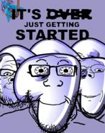 arch_linux bloodshot_eyes closed_mouth crazed crying g_(4chan) gentoo glasses hanging its_just_getting_started its_over linux logo multiple_soyjaks mustache open_mouth purple_hair purple_skin rope smile soyjak stubble subvariant:wholesome_soyjak technology text tongue tranny variant:a24_slowburn_soyjak variant:gapejak variant:markiplier_soyjak // 749x947 // 363.0KB
