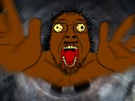 black_skin eyes_popping motion_blur scary sewer toilet_black_person variant:bernd yellow_sclera // 480x360 // 169.0KB