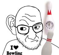 bowling bowling_pin clock ear glasses heart soyjak stubble text variant:snopesjak // 1080x994 // 282.7KB