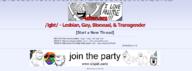 4chan advertisement angry animal baby banner bear colorful confetti dance deformed ear full_body glasses grey_skin hair hand lgbt_(4chan) oh_my_god_she_is_so_attractive open_mouth party_hat screenshot smile snout soot_colors soyjak soyjak_party stubble subvariant:nathaniel subvariant:wholesome_soyjak sunglasses text variant:a24_slowburn_soyjak variant:classic_soyjak variant:cobson variant:feraljak variant:gapejak variant:impish_soyak_ears variant:nojak // 1074x396 // 156.4KB