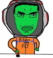arm astronaut button chud clothes green_skin hand helmet kerbal_space_program millions_must_die no_nose soyjak subvariant:chudjak_front suit variant:chudjak video_game // 698x768 // 279.8KB