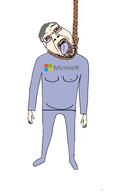 bill_gates fat full_body glasses grey_hair hair hanging microsoft open_mouth rope soyjak stubble suicide tongue variant:bernd white_skin windows yellow_teeth // 1006x1454 // 73.4KB
