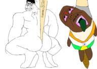 2soyjaks ass bindi bloodshot_eyes broly_culo brown_skin buff closed_mouth crying full_body hair hanging india indian mustache open_mouth redraw smile soyjak tongue variant:bernd variant:chudjak // 1800x1280 // 461.5KB