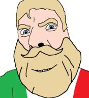 beard blue_eyes clothes italy mustache nordic_chad smile variant:cobson yellow_hair // 775x849 // 21.7KB