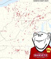 2021 badge clothes ear map pennsylvania red sheetz smile soyjak store stubble variant:impish_soyak_ears // 1068x1232 // 581.6KB
