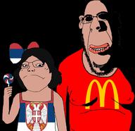 biting_lop brown_skin fat flag flag:serbia frown glasses lollipop mcdonalds obese rape serbia stubble subvariant:hornyson subvariant:soylita subvariant:wholesome_soyjak united_states variant:cobson variant:gapejak // 1600x1547 // 196.1KB