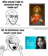 angry artificial_intelligence christianity female girlfriend hand hands_up jesus painting stubble text variant:soyak virtual_reality vr_headset // 1170x1367 // 128.1KB