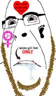 anime anime_girl biting_lips bloodshot_eyes coomer femdom fetish foot gooner heart horny i_heart saliva subvariant:hornyson tattoo variant:cobson // 800x1363 // 312.7KB
