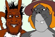 animal are_you_soying_what_im_soying buck_teeth chipmunk closed_mouth clothes dust ear female femjak glasses hair hat music music_parody nutwave orange_hair smile sound soyjak squirrel subvariant:gapejak_female tail variant:gapejak variant:markiplier_soyjak video // 1200x800, 94.3s // 3.5MB