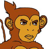 angry animal bloons bloons_td6 brown_eyes closed_mouth ear monkey soyjak tail variant:chudjak video_game // 782x770 // 19.4KB