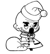 anime bag christmas clothes glasses hat open_mouth padoru santa_hat soiboi soyjak stubble variant:unknown // 2500x2736 // 419.9KB