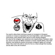 angry antifa glasses good_night_white_pride queen_of_spades soyjak stubble text variant:angry_soyjak wordswordswords // 2500x2500 // 403.7KB