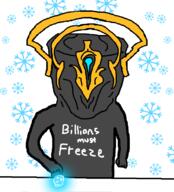 cold cyborg frozen millions_must_die sci-fi snowflake soy_parody subvariant:chudjak_front text variant:chudjak video_game warframe // 614x679 // 93.2KB