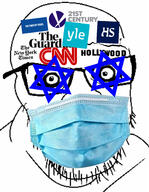 21st_century_fox angry cnn crazed glasses hollywood mask meta:tagme soyjak star_of_david stubble the_guardian the_new_york_times the_times_of_israel variant:feraljak // 1584x2048 // 303.1KB
