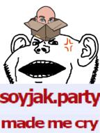 anger_mark angry box ear jackbox open_mouth soyjak soyjak_party stubble text variant:impish_soyak_ears // 574x768 // 68.2KB