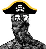 admin angry bone captain_coal clothes coal coal_skin glasses hat open_mouth pirate pirate_hat stubble variant:Cobbert // 468x506 // 126.6KB