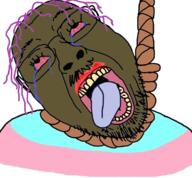 animated blackface brown_troonjak hanging spinning tranny // 760x704 // 259.6KB