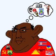 alunya anime black_skin brown_skin cambodia communism fat glasses infrared jason_unruhe joseph_stalin khmer_rouge leftypol loli midwestern_marx mutt north_korea smug soviet_union variant:chudjak // 1628x1628 // 649.0KB