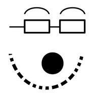 glasses minimalist open_mouth redraw soyjak stubble variant:classic_soyjak // 431x431 // 12.0KB