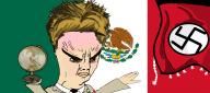 angry clothes globe hair mexican_twink mexico necktie soyjak swastika variant:chudjak white_skin yellow_hair // 1814x808 // 718.0KB