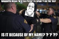 'p anti_ppp arrest building car central_intelligence_agency child_sexual_abuse_material closed_mouth clothes glasses imgflip.com irl meme neutral p police pun soybooru soyjak spam stubble template text variant:ppp window // 612x408 // 65.0KB