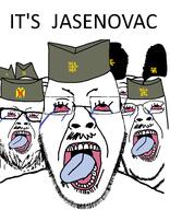 bloodshot_eyes crazed crying genocide glasses its_over jasenovac multiple_soyjaks open_mouth serbia soyjak stubble subvariant:cobson_front subvariant:wholesome_soyjak text tongue variant:a24_slowburn_soyjak variant:bernd variant:cobson variant:gapejak variant:markiplier_soyjak // 771x947 // 233.5KB