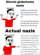 adolf_hitler angry arm azov_battalion bloodshot_eyes clothes crying germany glasses hair hand hands_up nazism open_mouth pointing pol_(4chan) russo_ukrainian_war soyjak text tshirt uhg ukraine variant:chudjak zionism // 748x1024 // 204.9KB