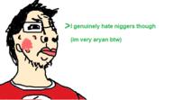 acne angry glasses greentext lips nazism nigger stubble thougher variant:chudjak white_skin // 490x284 // 17.9KB