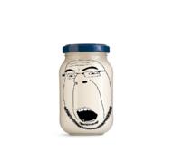 glasses jar mayo objectsoy open_mouth soyjak stretched stubble variant:cobson // 612x534 // 58.1KB