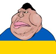 brown_skin countrywar fat flag flag:ukraine hair nikocado_avocado obese ukraine variant:meximutt // 888x849 // 24.1KB