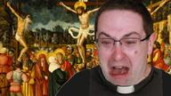 christianity clothes crosss crying ear eric_butts glasses hair irl jesus open_mouth painting stubble variant:eric_butts // 1024x576 // 92.2KB