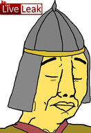 asian closed_eyes closed_mouth clothes frown helmet its_over liveleak text variant:chudjak watermark yellow_skin // 640x934 // 237.3KB