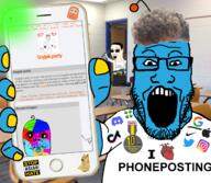 4chan anime antenna apple arm baby blue_skin bomb chair classroom clothes colorful columbine deformed desk discord doctor doge door dr_soyberg firearm glasses google gun hair holding_object holding_phone instagram iphone irl_background logo newfag nike open_mouth pacifier phone phoneposter pipe_bomb red_eyes reddit school_shooter screenshot soyjak soyjak_party sticker stopasianhate stubble subvariant:jacobson subvariant:phoneplier subvariant:phoneplier_vertical sunglasses text tiktok tshirt twitter umaru variant:a24_slowburn_soyjak variant:chudjak variant:markiplier_soyjak white_skin zoomer_hair // 2160x1884 // 2.1MB