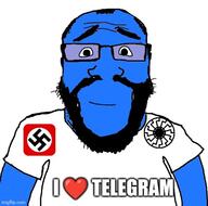 blue_skin i_love imgflip.com nazism soyjak subvariant:science_lover telegram variant:markiplier_soyjak // 506x500 // 49.9KB